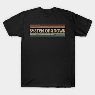 System of a Down Retro Lines T-Shirt